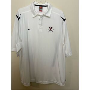 Virginia Cavaliers Nike Team Performance Polo Shirt Mens XL Embroidered Golf Ven